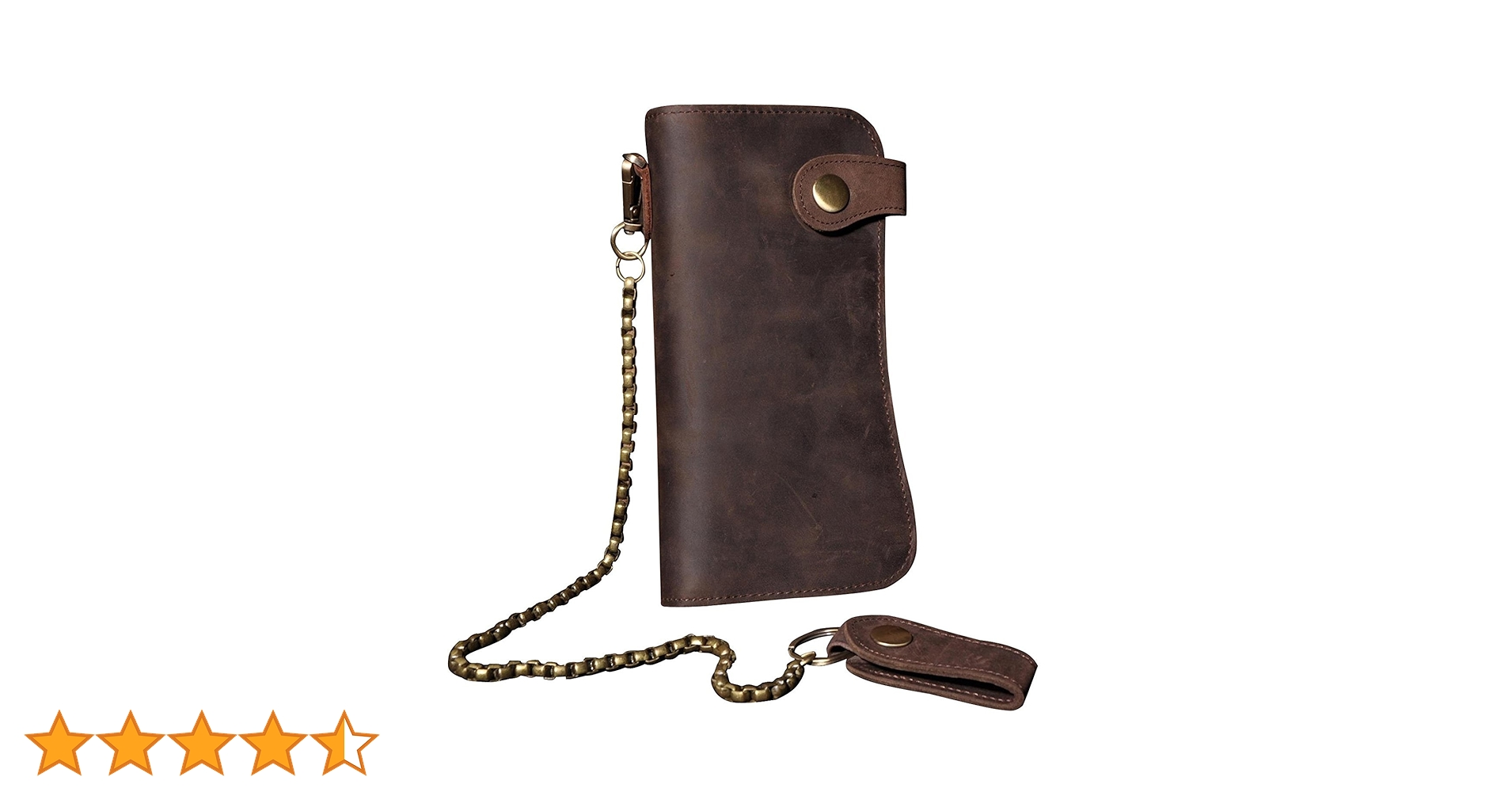 Amazon | RS メンズ ウォレット チェーン付き レザー ロング 二